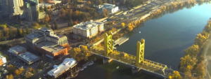 Sacramento, California by Drone, Credit: YouTube