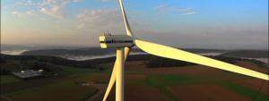 Wind turbine view from DJI Phantom, Credit: YouTube