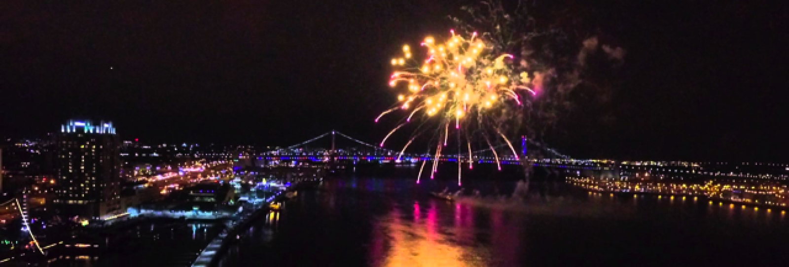 Drone Captures Fireworks in Philadelphia, Credit: YouTube